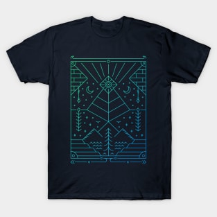 Tropical Geometric Abstract 3 T-Shirt